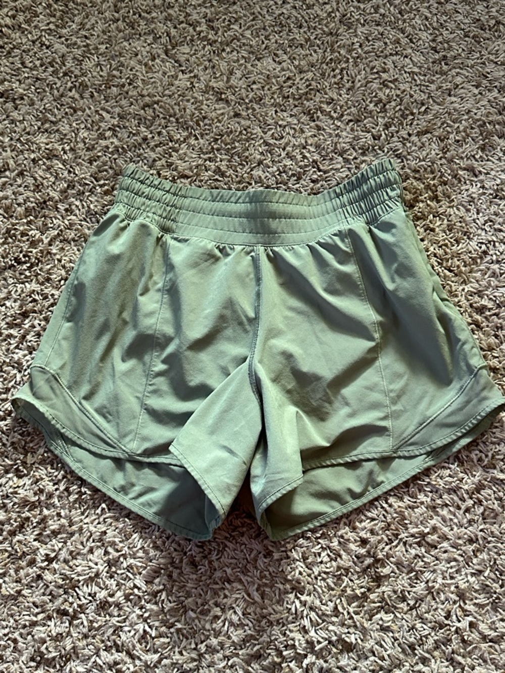 lululemon athletica Sage Green Running Shorts